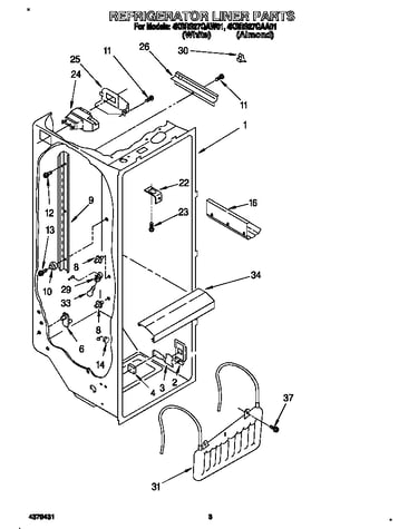 Refrigerator liner