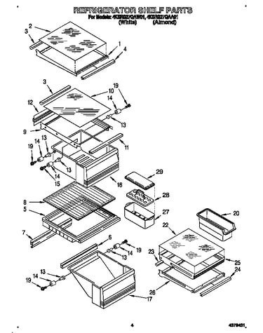 Refrigerator shelf
