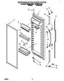 Refrigerator door