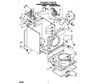 Whirlpool 6LER5434BW0 cabinet diagram