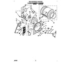 Whirlpool GLER5434BW0 bulkhead diagram