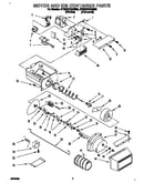 Motor and ice container