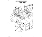 Whirlpool 4YED27DQAW02 dispenser front diagram