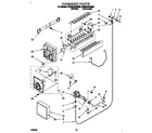 Whirlpool 4YED27DQAW02 icemaker diagram