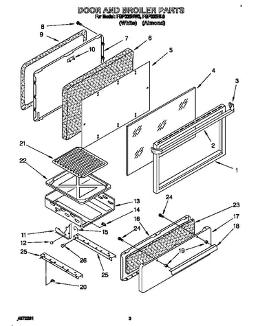 Door and broiler