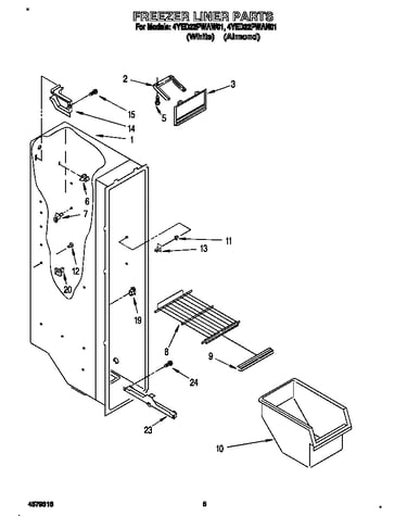 Freezer liner