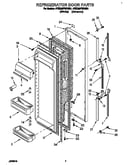 Refrigerator door