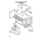 Whirlpool RM988PXVW1 cabinet and stirrer diagram