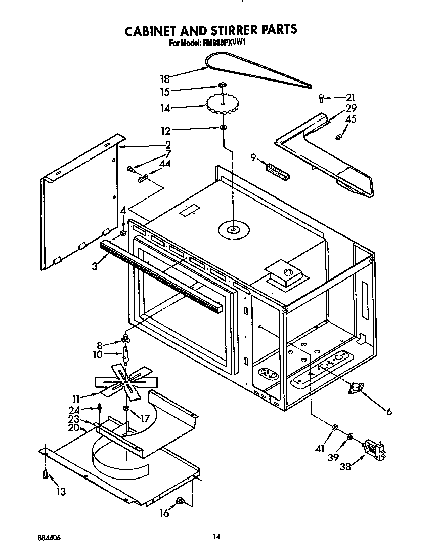 Cabinet and stirrer