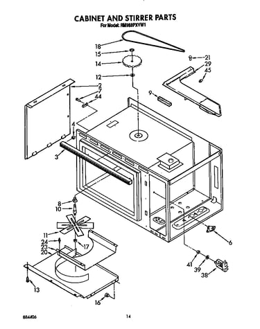 Cabinet and stirrer