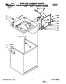 Top and cabinet