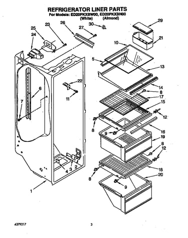 Refrigerator liner