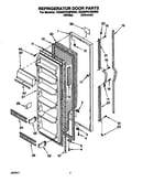 Refrigerator door