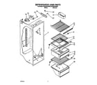 Whirlpool ED20ZKXBW00 refrigerator liner diagram