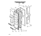 Whirlpool ED20ZKXBW00 refrigerator door diagram