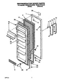 Refrigerator door