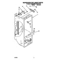 Roper RS22BRXBW00 refrigerator liner diagram