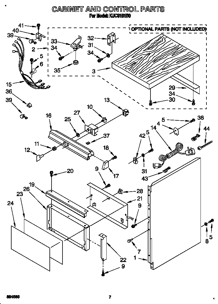Cabinet and control