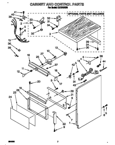 Cabinet and control