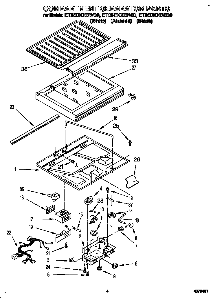 Compartment separator