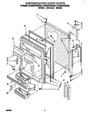Refrigerator door