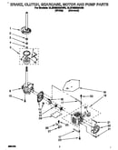 Brake, clutch, gearcase, motor and pump