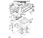 Whirlpool LMR4232AW0 controls and rear panel diagram