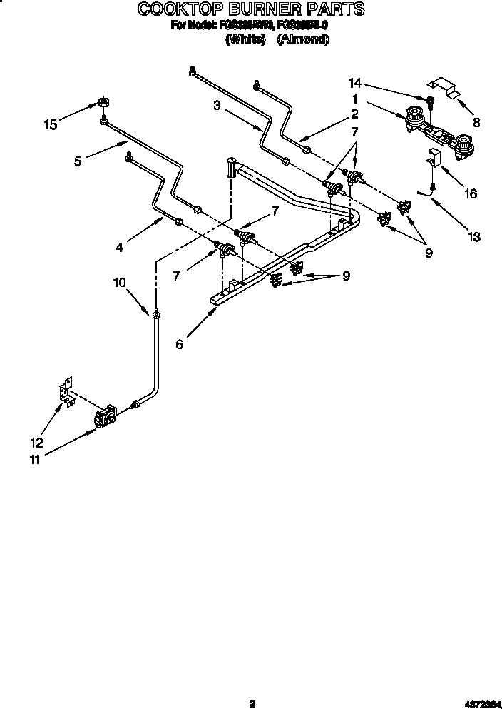 Cooktop burner