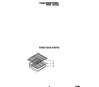 Roper FGS385BW0 oven rack diagram