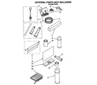 Whirlpool IACS50 optional parts (not included) diagram