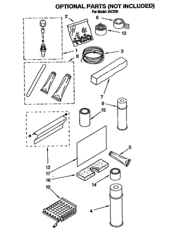 Optional parts (not included)