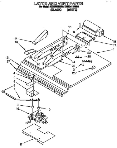 Latch and vent