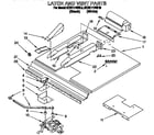 KitchenAid KEBI171BBL0 latch and vent diagram