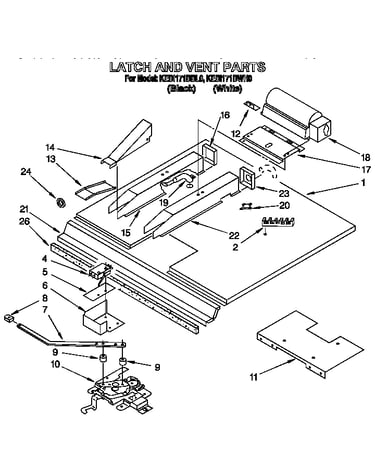 Latch and vent