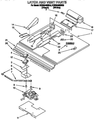 Latch and vent