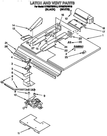 Latch and vent