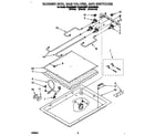 Whirlpool SC8630EBN1 burner box, gas valves, switches diagram