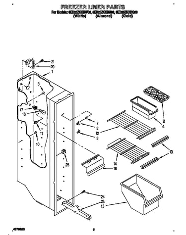 Freezer liner