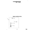 KitchenAid KAWE770BAL0 miscellaneous diagram