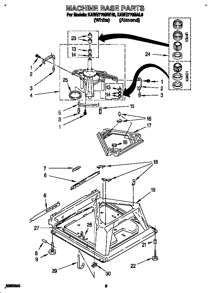 Machine base