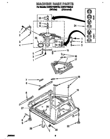 Machine base
