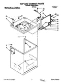 Top and cabinet