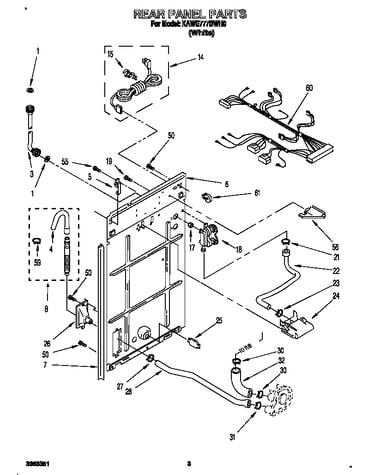 Rear panel