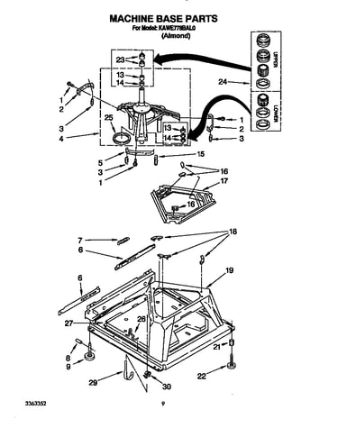 Machine base