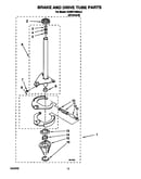 Brake and drive tube