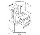 Whirlpool SF310PERW0 external oven diagram
