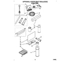 Whirlpool IACS50E optional parts (not included) diagram
