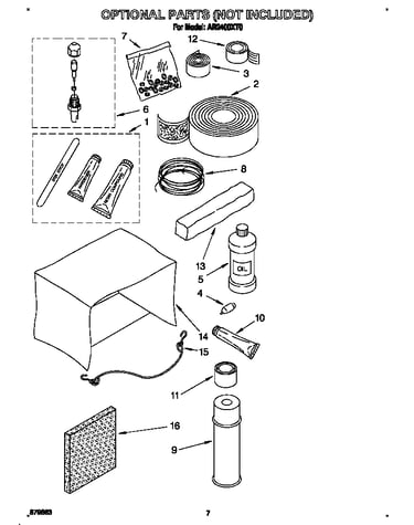 Optional parts (not included)