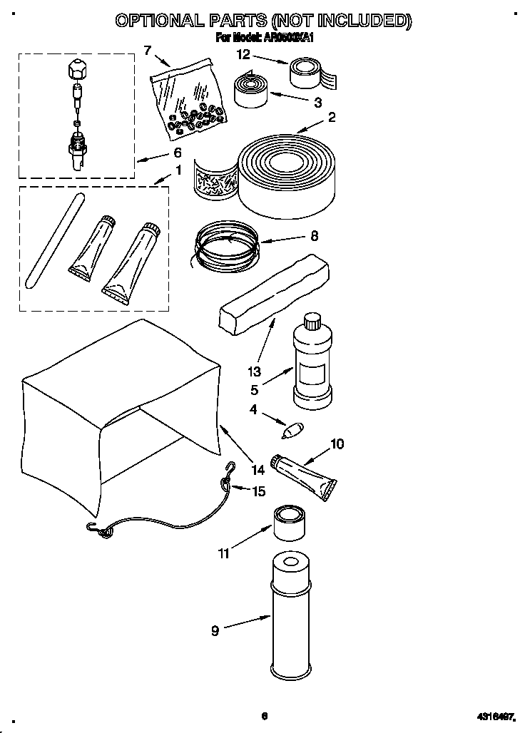 Optional parts (not included)