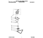 KitchenAid KCCC151BWH0 motor and drive diagram